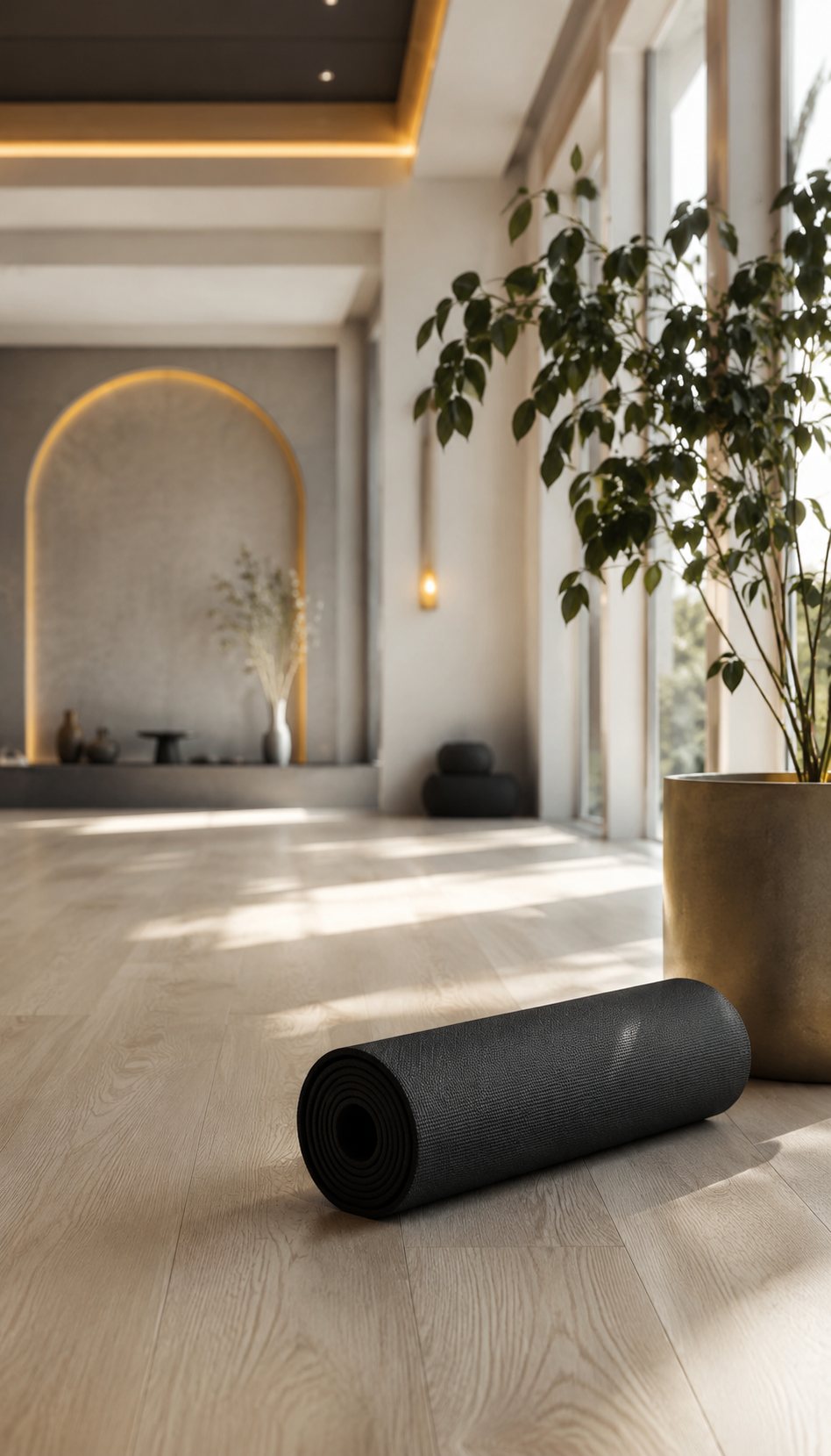 Brand photograph of a boutique fitness or yoga studio